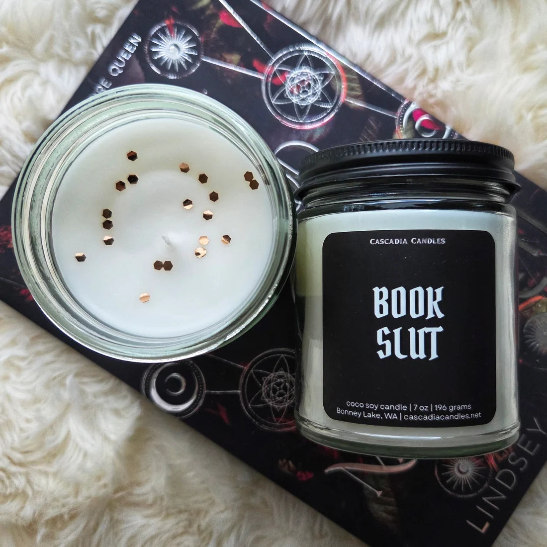 Book Slut Coconut Soy Candle | Honey + Spices + Pear